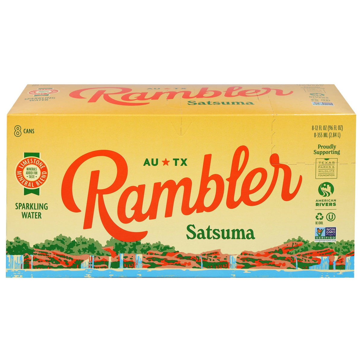 Rambler - Water Sparkling Satsuma - CS of 3-8/12 FZ