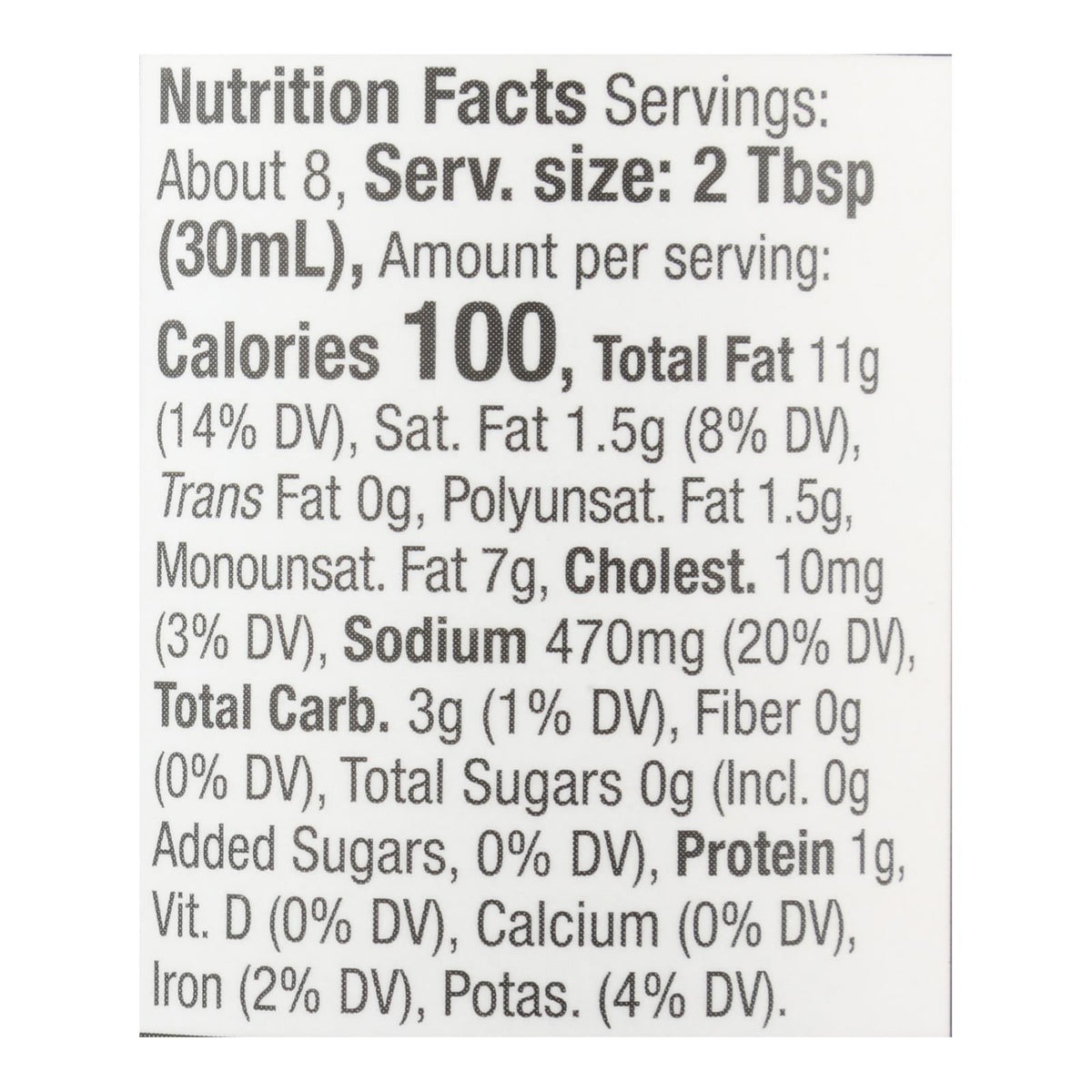 Primal Kitchen Dressing Ranch - Case of 6 - 8 FZ