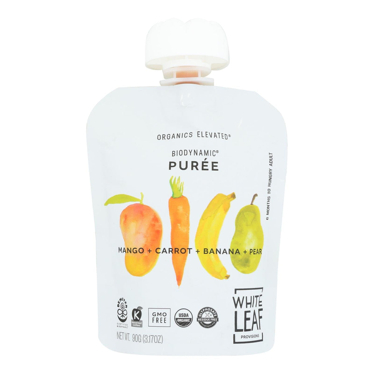 Organic Mango Baby Food - 6 Pack, 3.17 Oz Each
