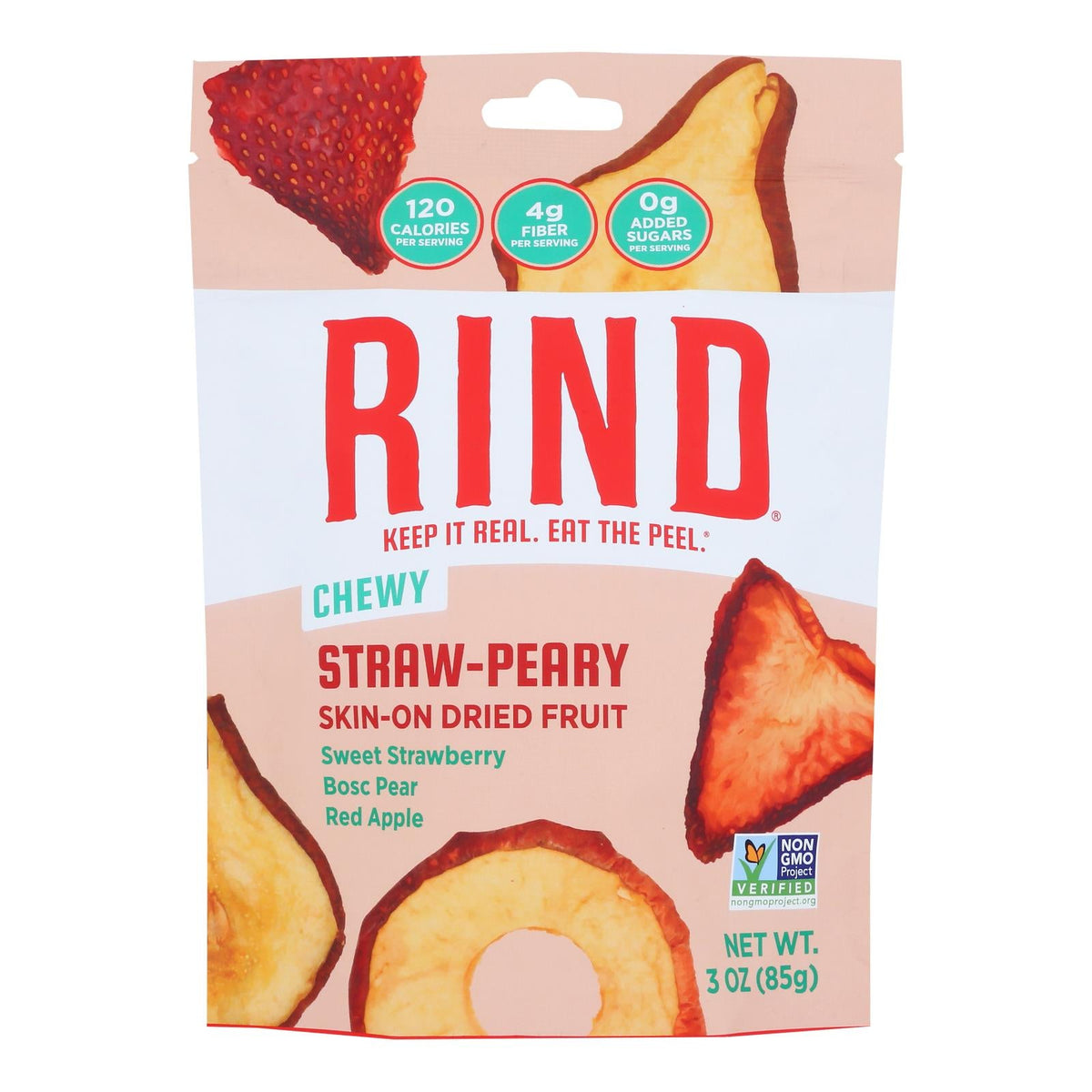 Rind Snacks Straw-peary Fruit Blend 3oz - Case of 12