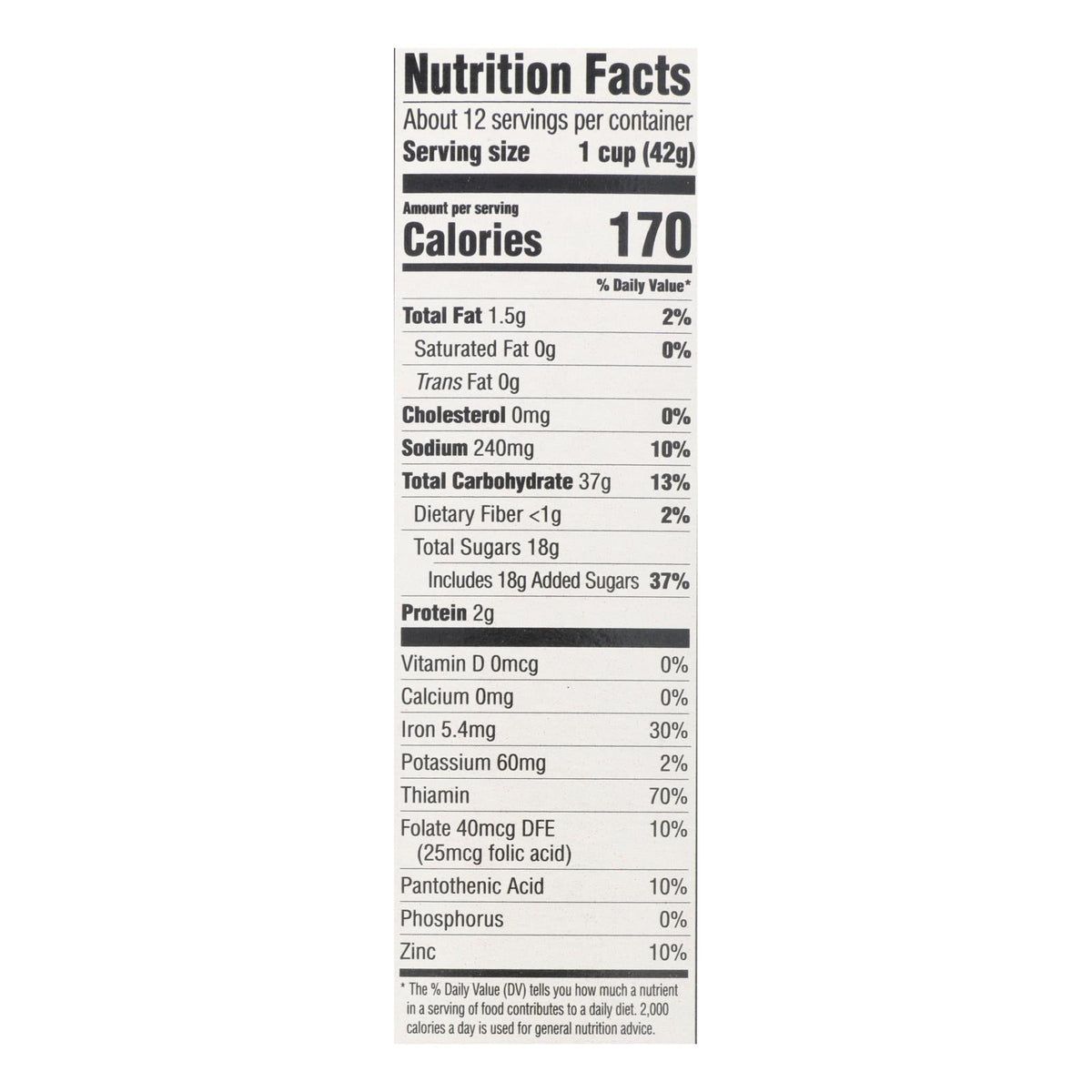 Moms Best Naturals Crispy Cocoa Rice Cereal, 17.5 Oz, 14-Pack
