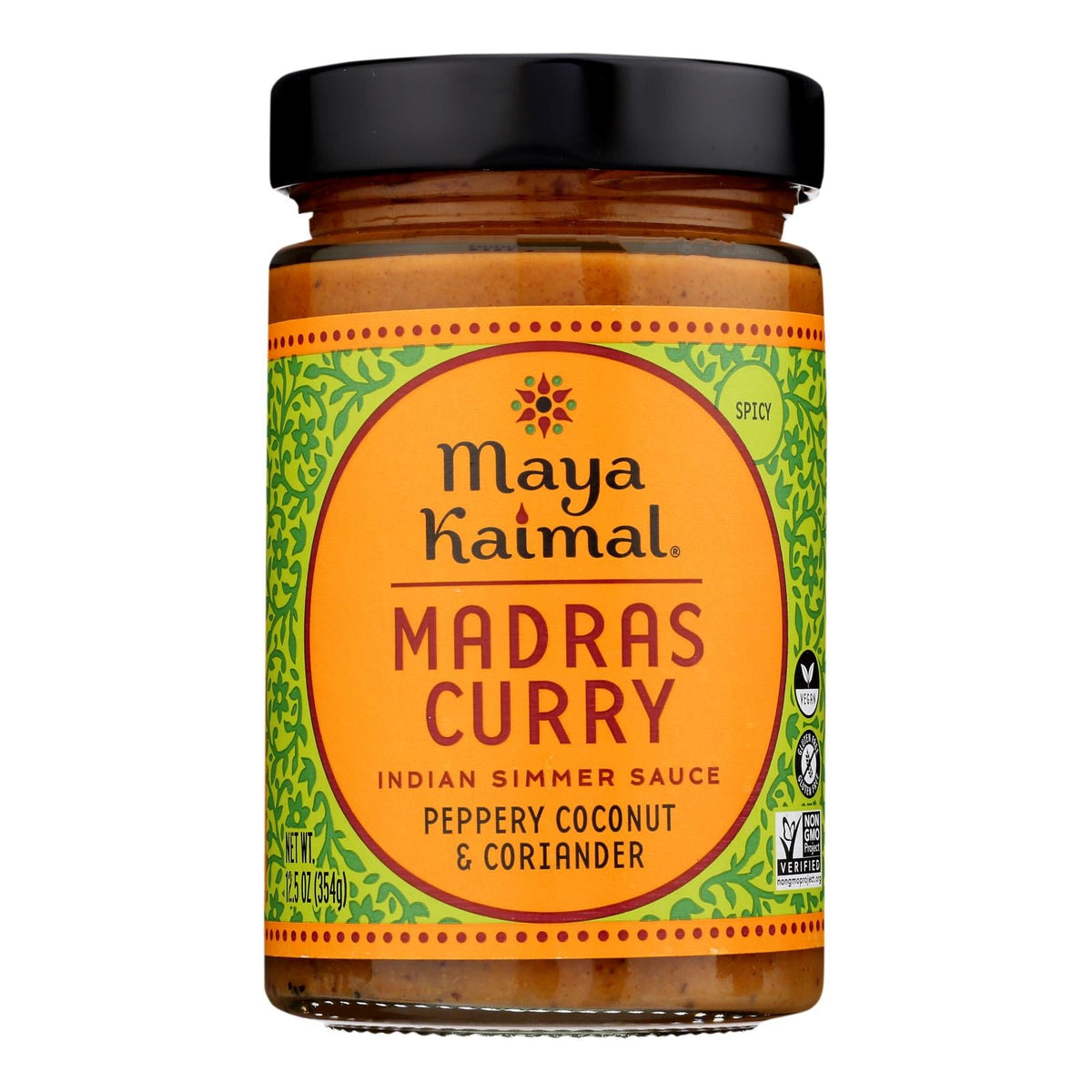 Maya Kaimal Madras Curry Simmer Sauce - Case Of 6 - 12.5 Oz.