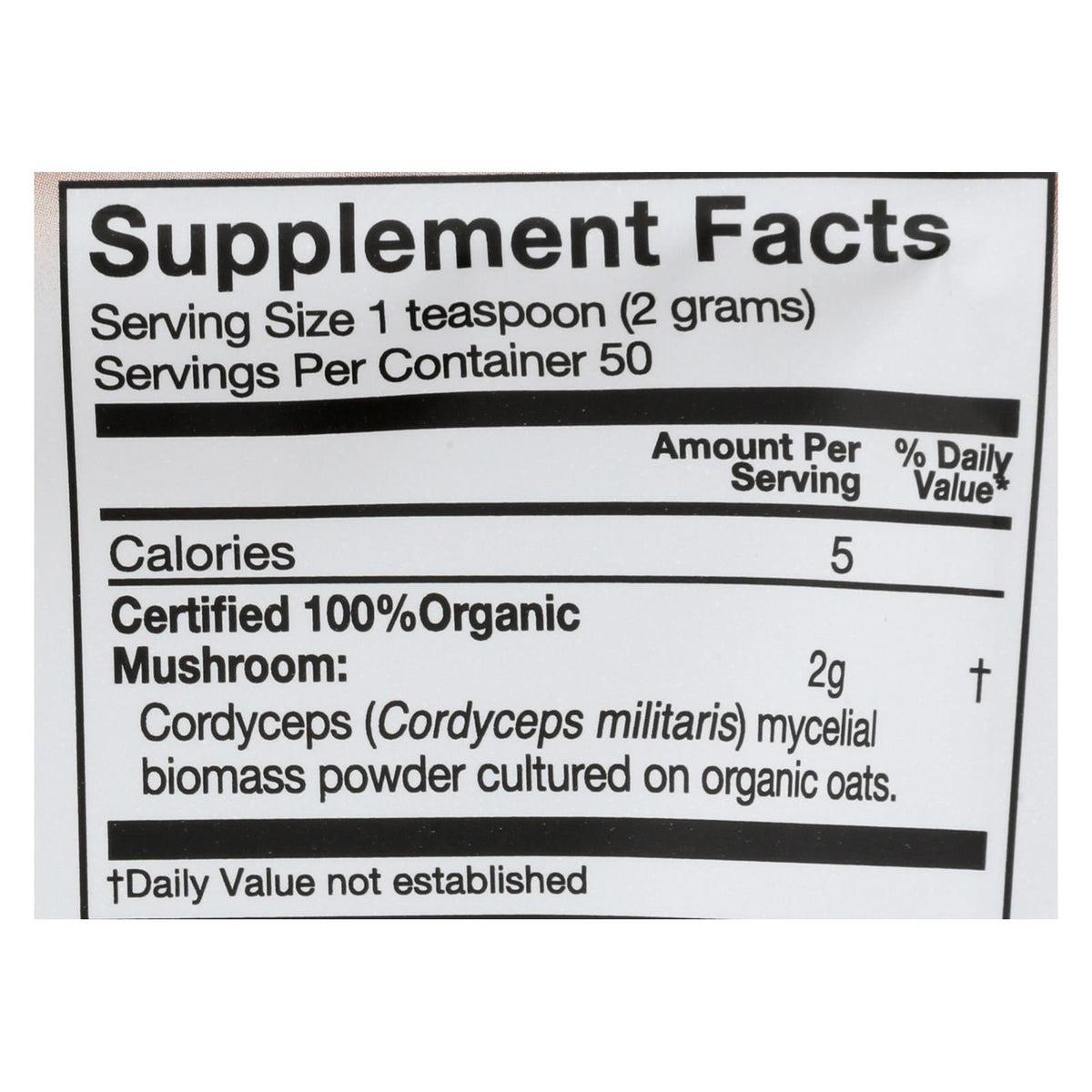 Mushroom Matrix Cordyceps Mushroom Powder - 1 Each - 3.5 Oz