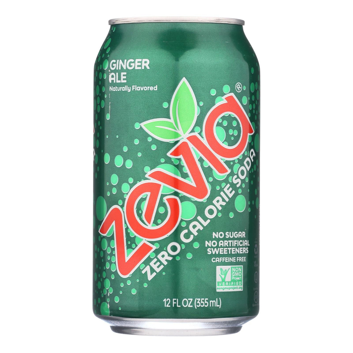 Zevia Ginger Ale Zero Calorie Soda, 24 Pack Cans