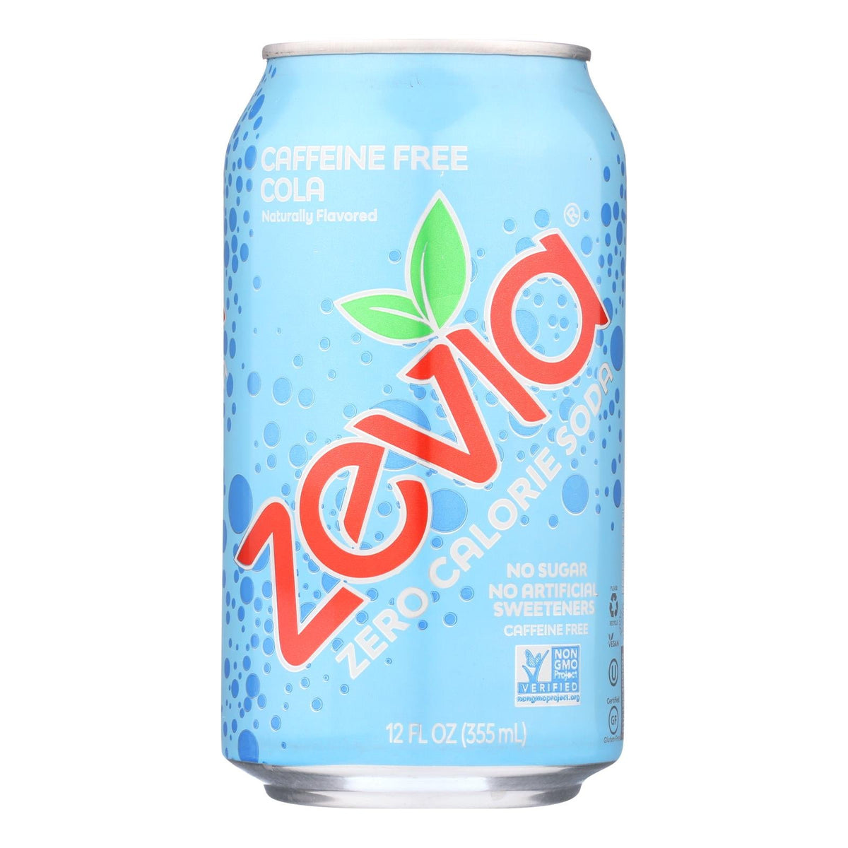Zevia Cola Caffeine-Free Zero Calorie 4-Pack, 12 fl oz Each