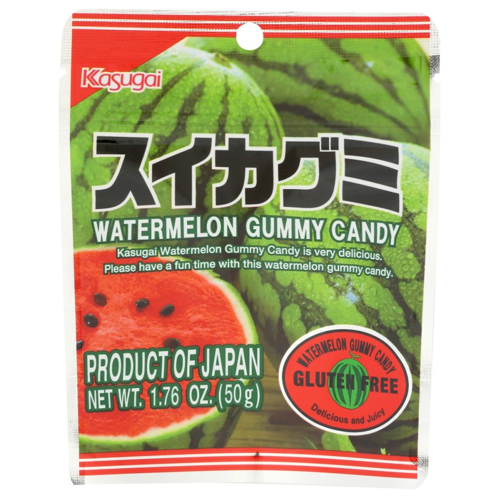 KASUGAI: Gummy Watermelon, 1.76 oz