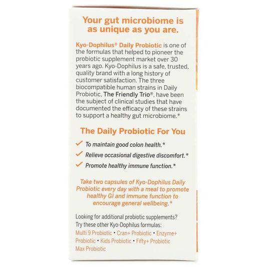 KYOLIC Kyo-Dophilus Probiotic 90 Capsules | Digestive & Immune Support