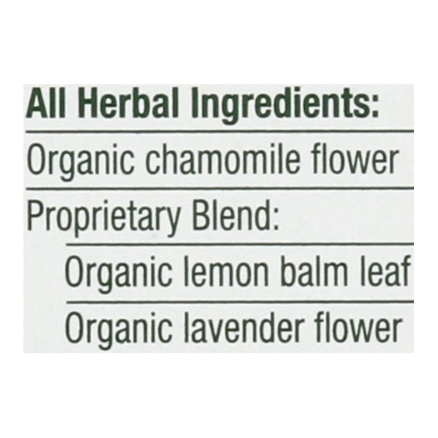 Organic Chamomile Lavender Tea, Caffeine-Free, 6 Boxes, 16 Bags
