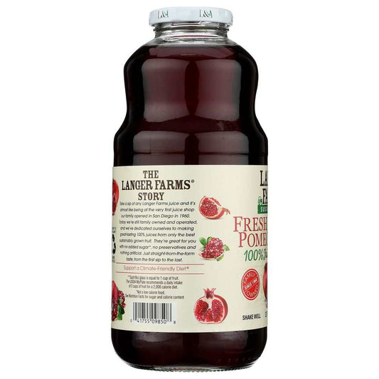 L & A JUICE: All Pomegranate, 32 oz