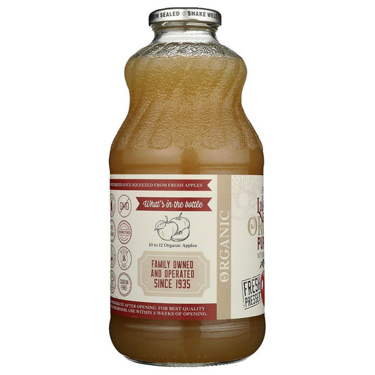 LAKEWOOD ORGANIC: Pure Unfiltered Apple Juice, 32 oz