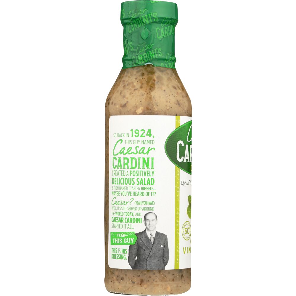 CARDINI'S: Light Greek Vinaigrette Dressing, 12 oz