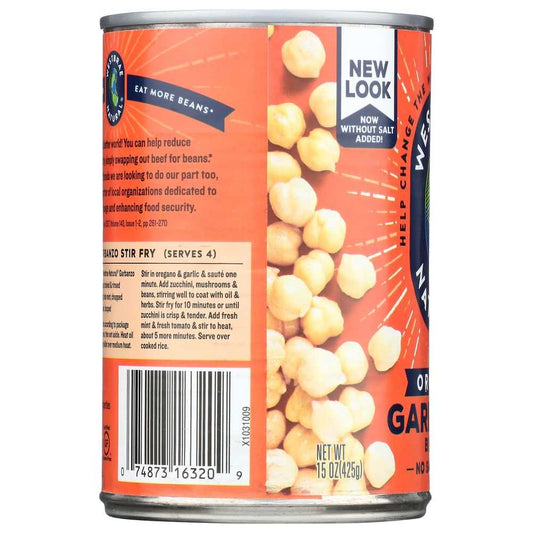 WESTBRAE NATURAL: Vegetarian Organic Garbanzo Beans, 15 oz