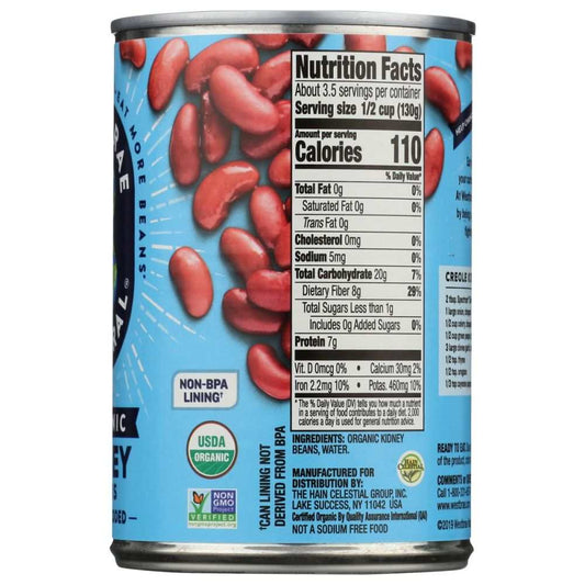 WESTBRAE NATURAL: Vegetarian Organic Kidney Beans, 15 oz