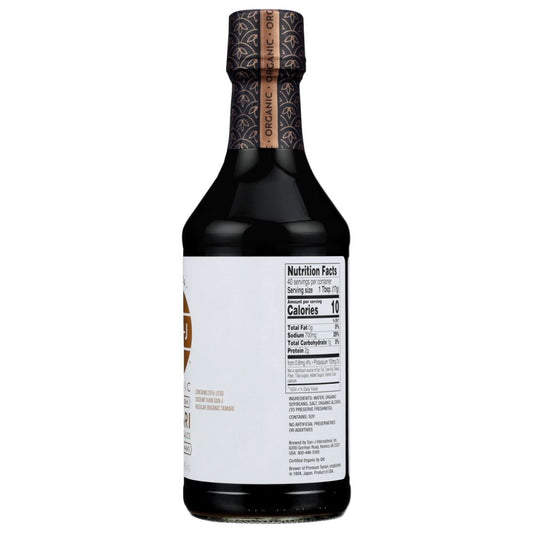 SAN J: Sauce Soy Tamari Gluten Free Wheat Free Low Sodium, 20 oz