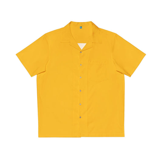 Men's Hawaiian Shirt - Yellow