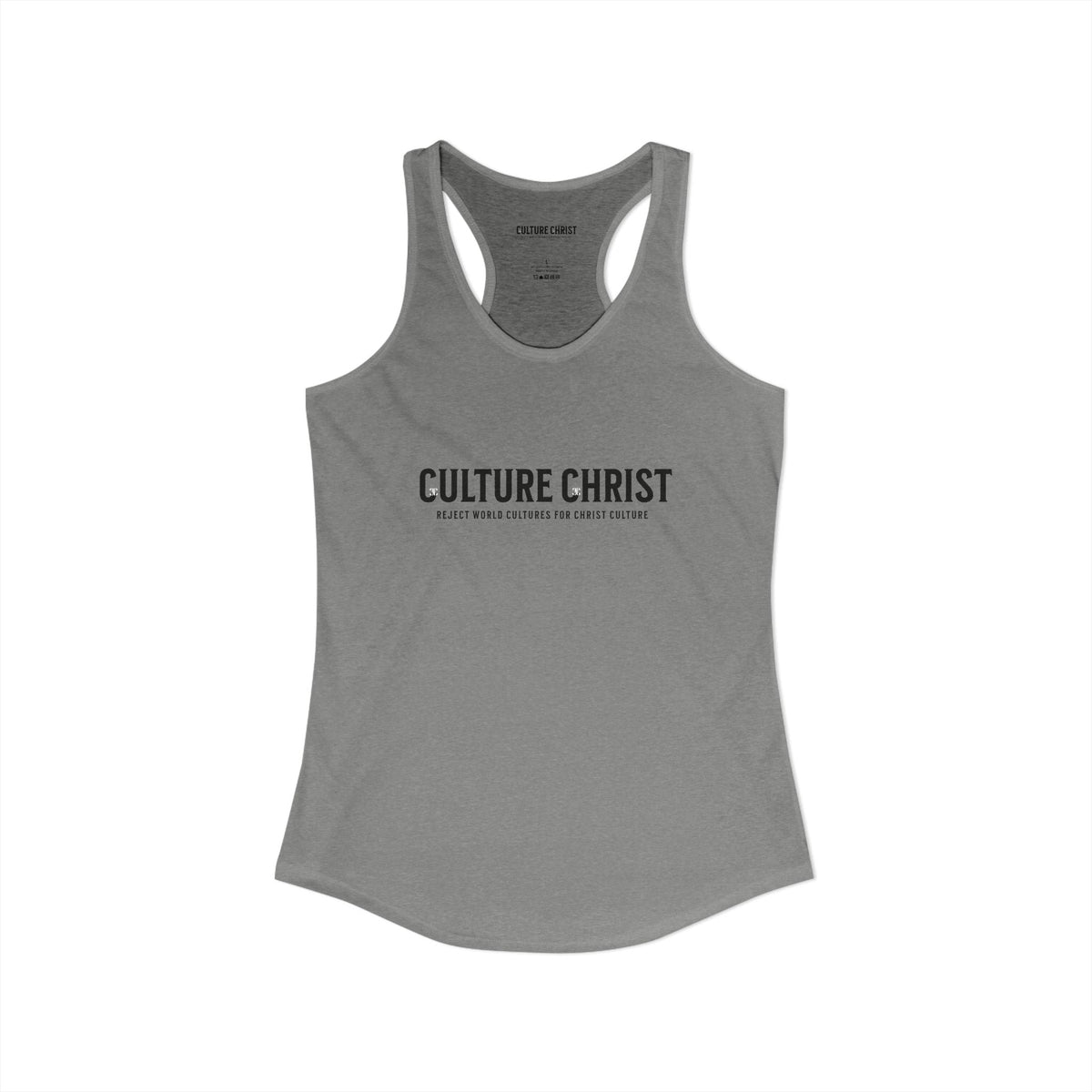 Women's Ideal Racerback Tank, wear your faith
