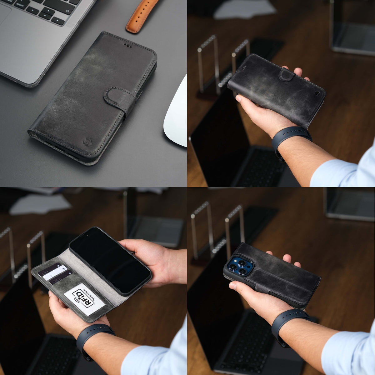 Casper Leather iPhone 14 Pro Max Wallet Case | MagSafe
