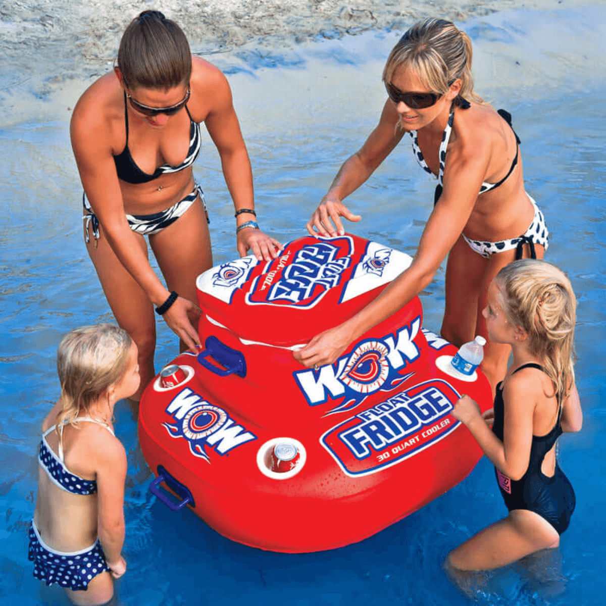 WOW Watersports Floating Fridge and Cooler For Beverages By The Pool