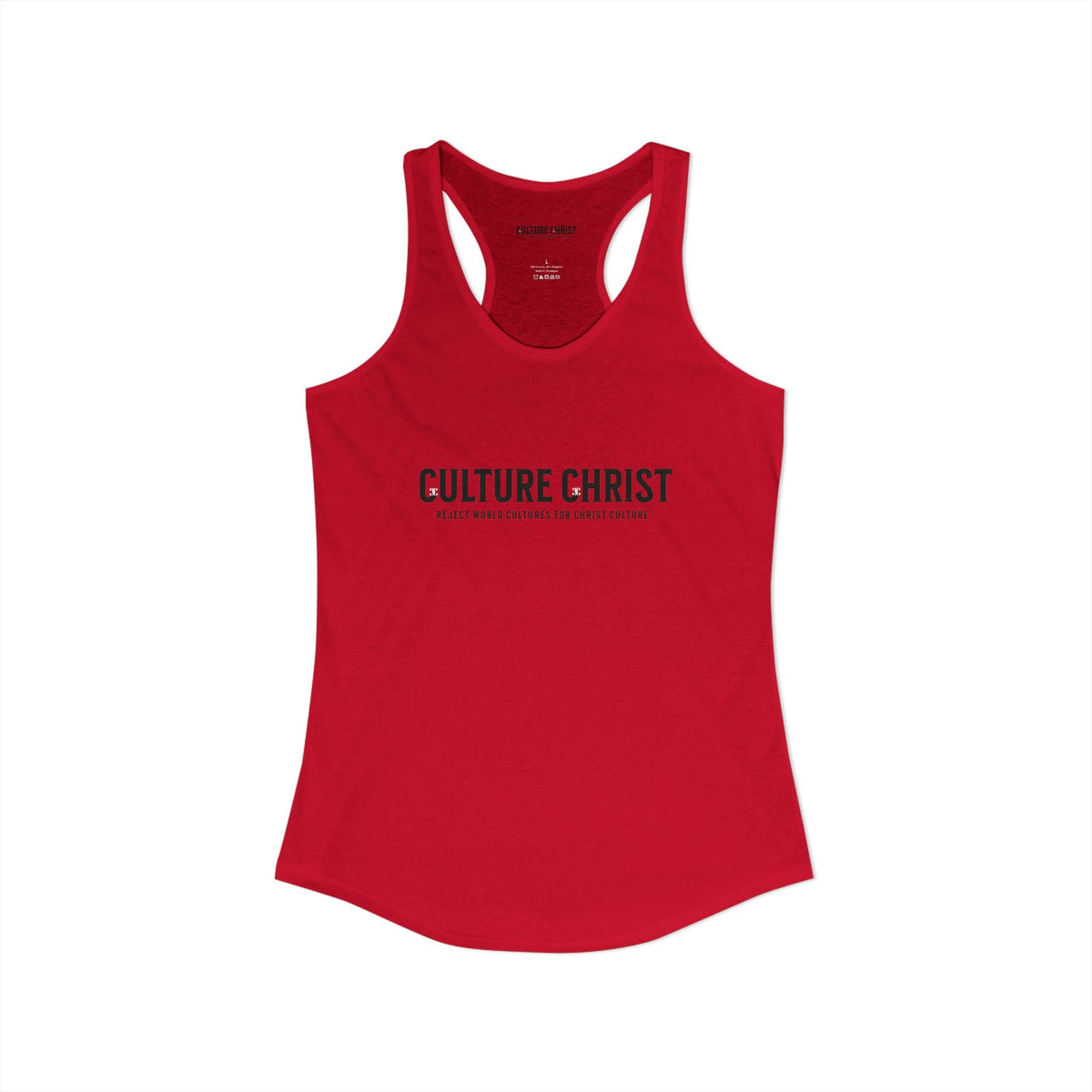 Women's Ideal Racerback Tank, wear your faith