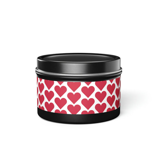 Valentine’s Day Hearts Tin Aromatherapy Candles