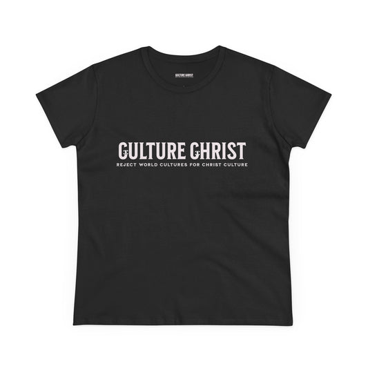 Culture Christ Tee — Christian Faith Graphic Women's T-Shirt