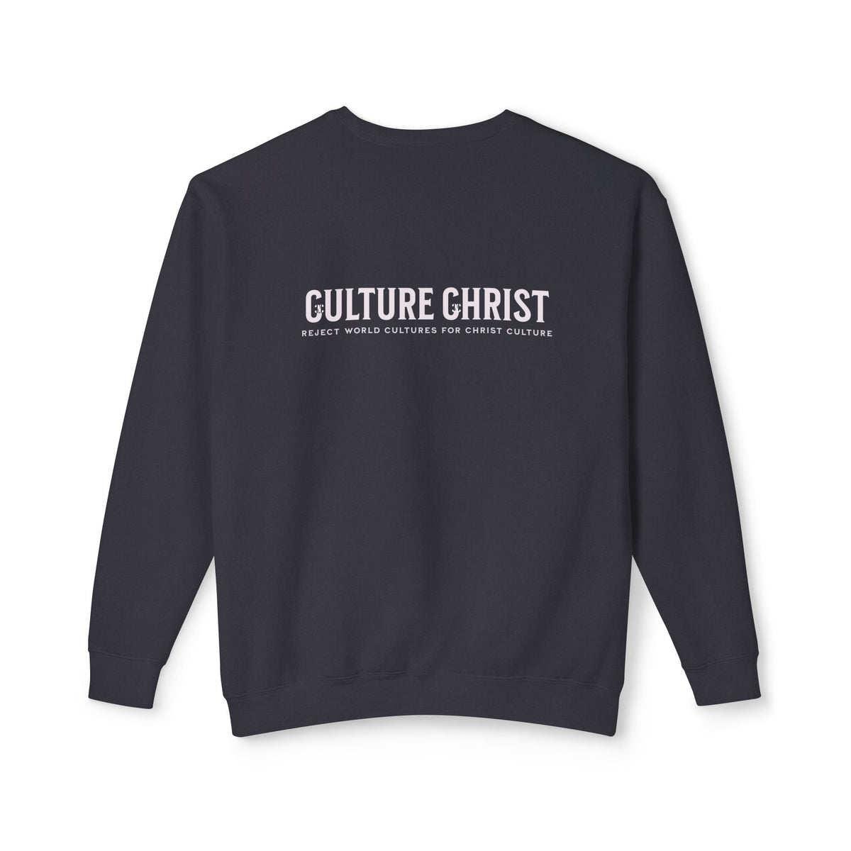 Culture Christ Crewneck Sweatshirt — Minimal Christian Faith Pullover