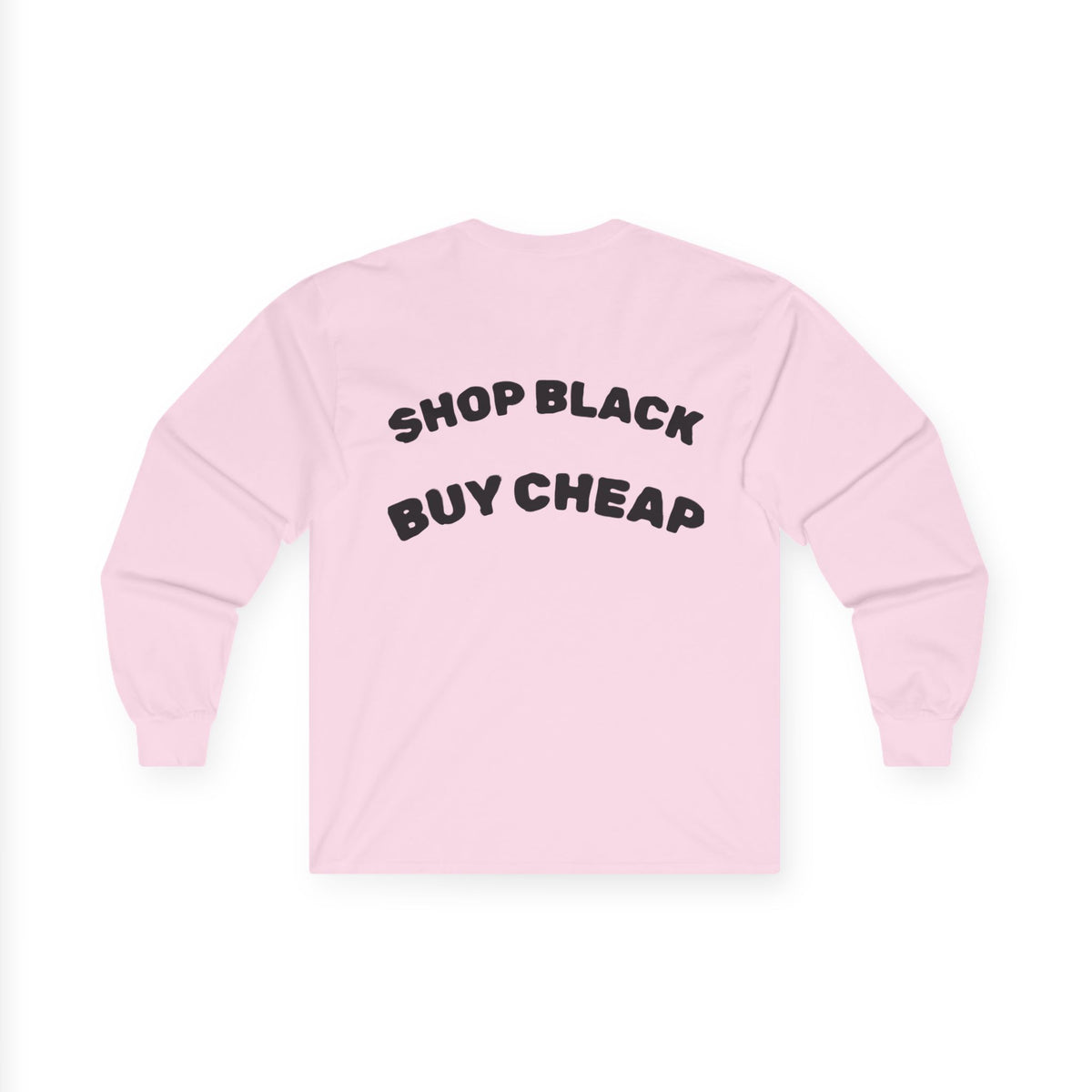 Unisex Long Sleeve Tee - Shop Black, Buy Cheap, Trendy Gift for Shoppers, Sustainable Fashion, Everyday Wear, Casual Style