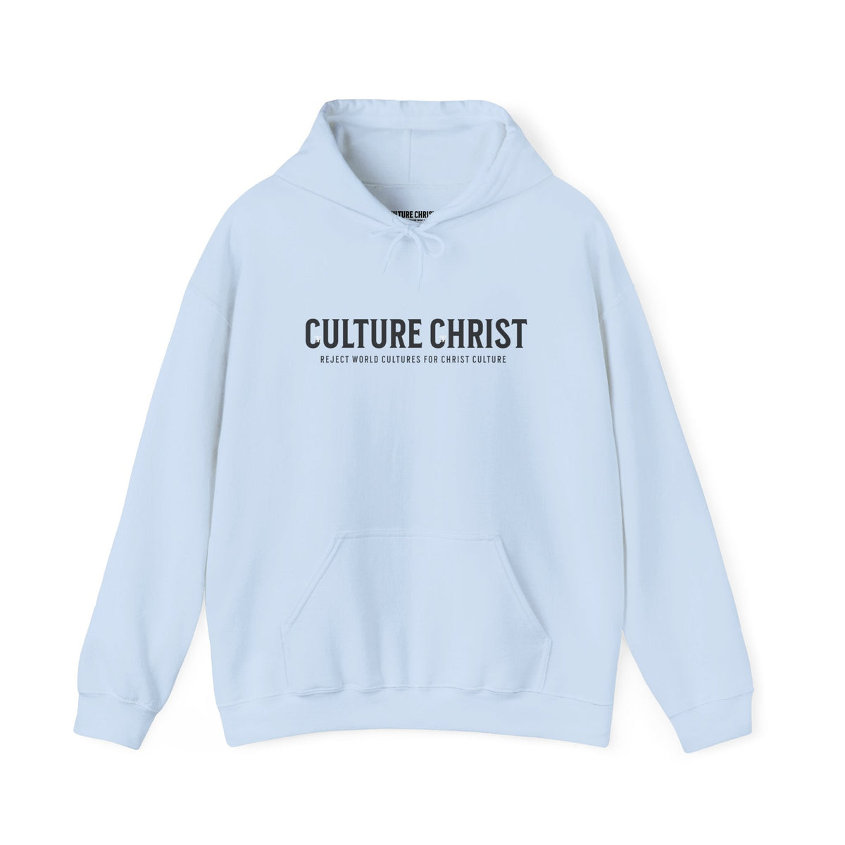 Culture Christ Hoodie — Minimal Christian Faith Pullover