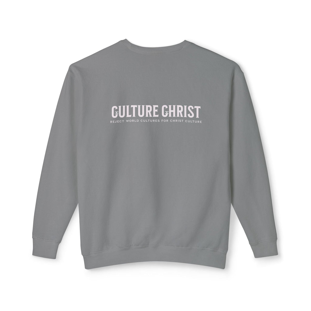 Culture Christ Crewneck Sweatshirt — Minimal Christian Faith Pullover