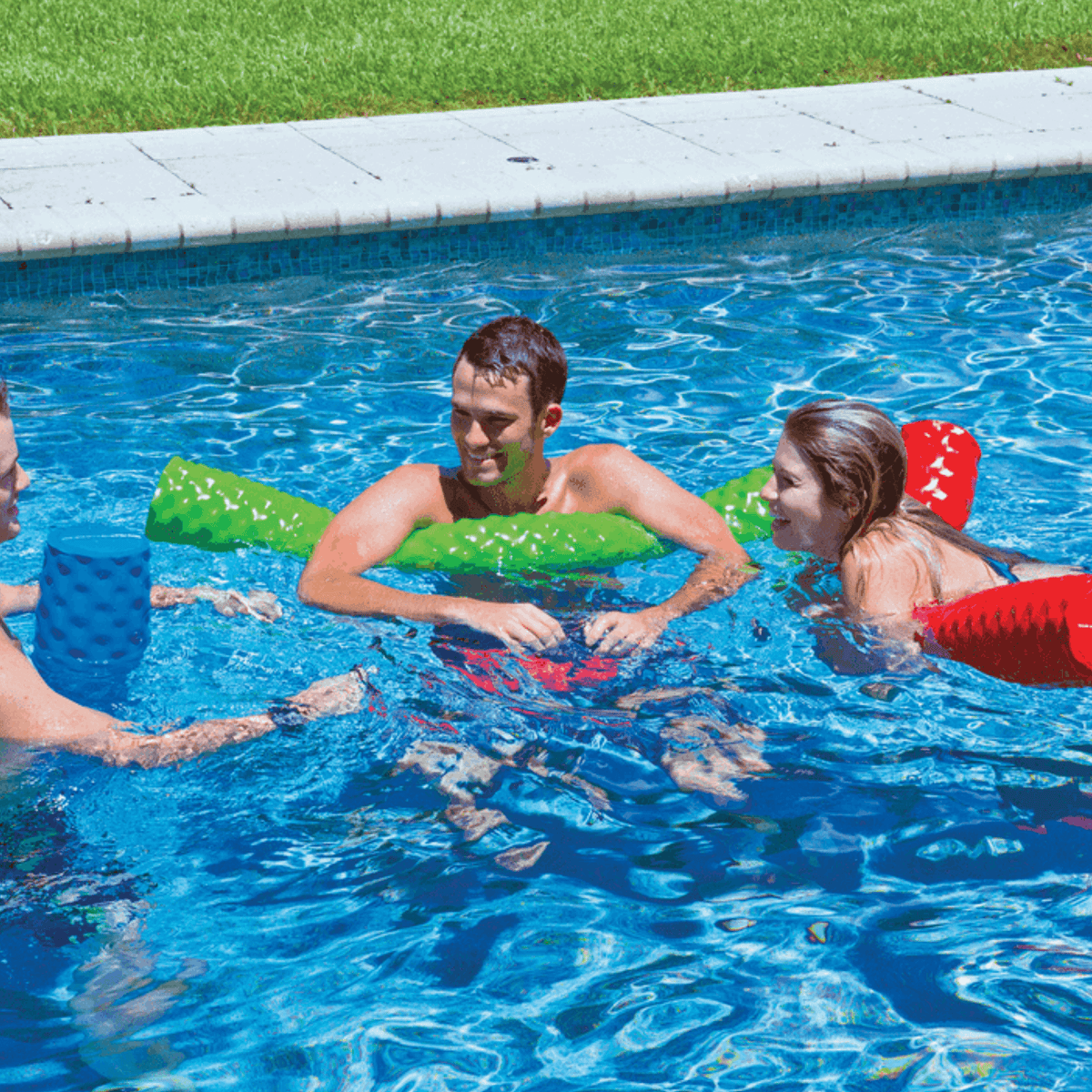 WOW Watersports Dipped Foam Pool Noodle Lime Green