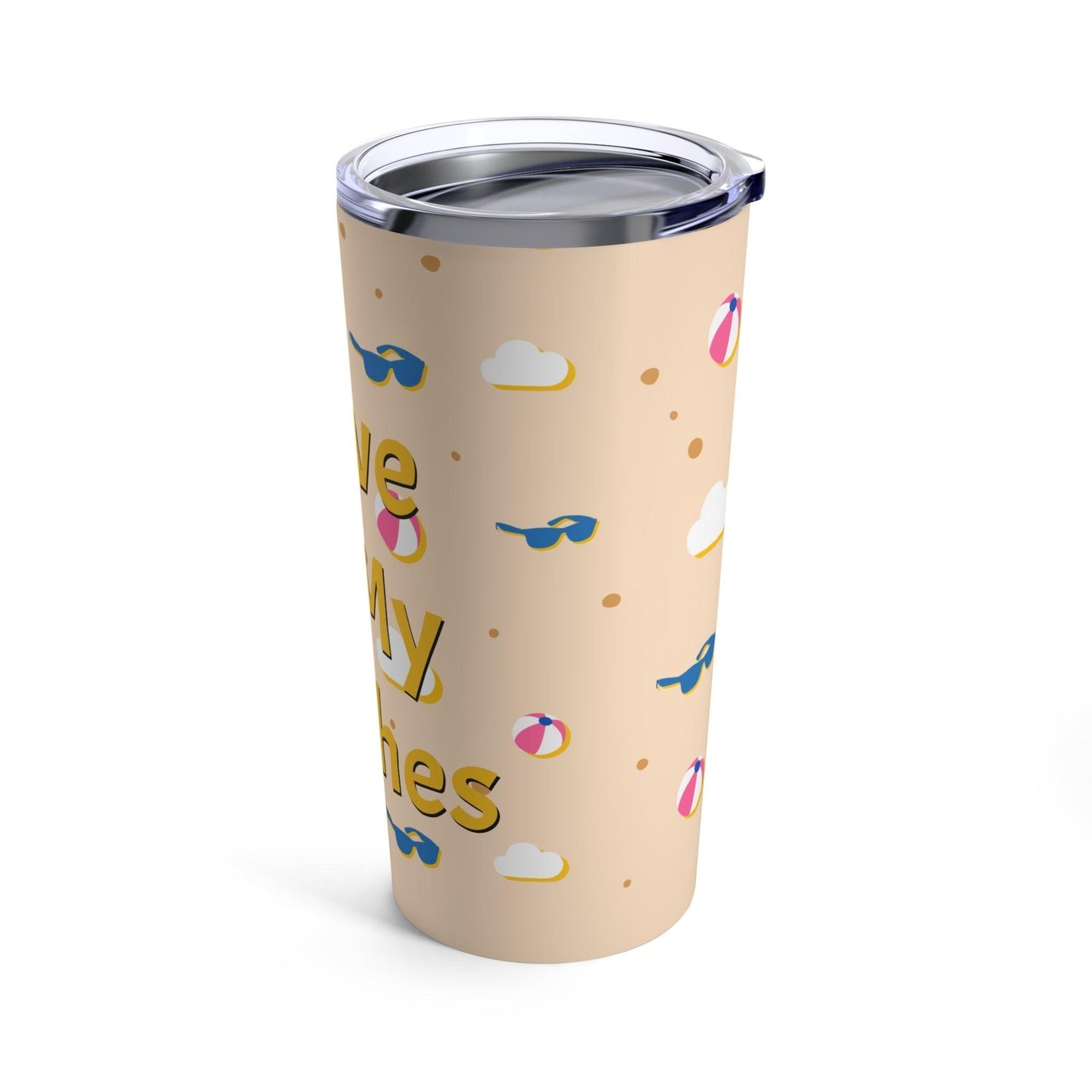 I Love All My Beaches Tumbler 20oz