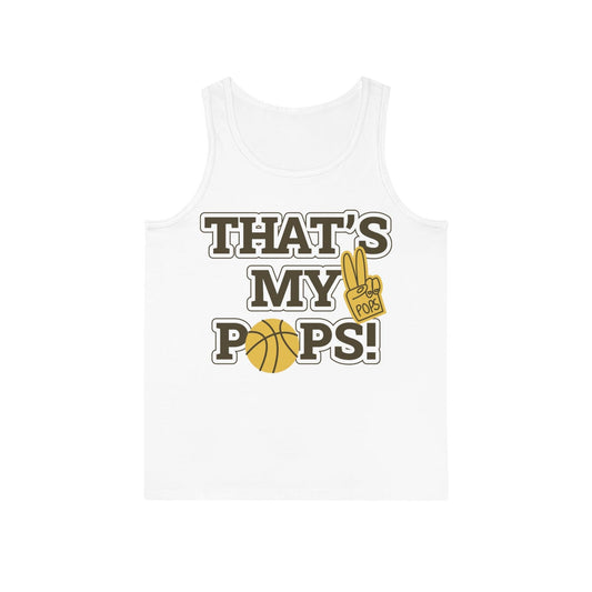 That's My Pops Basketball Unisex Softstyle™ Tank Top
