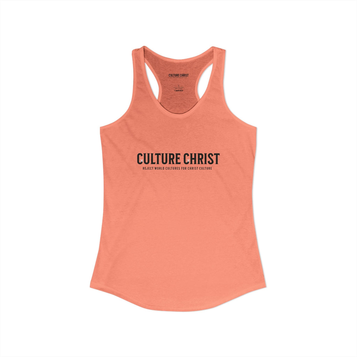 Women's Ideal Racerback Tank, wear your faith
