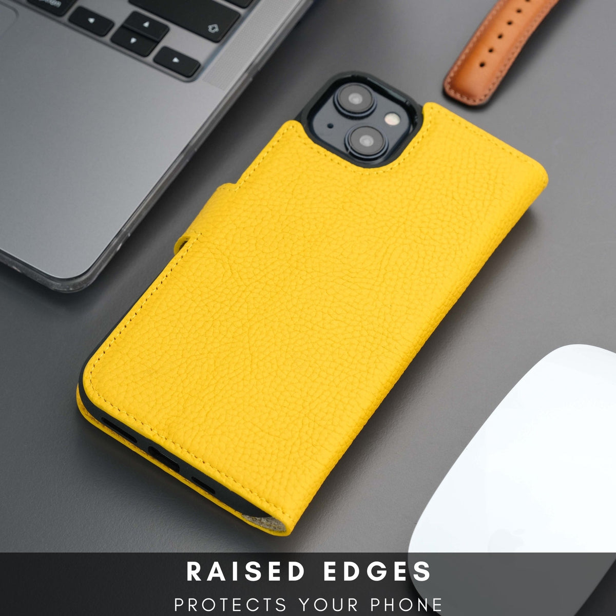 Casper Leather iPhone 14 Wallet Case | MagSafe