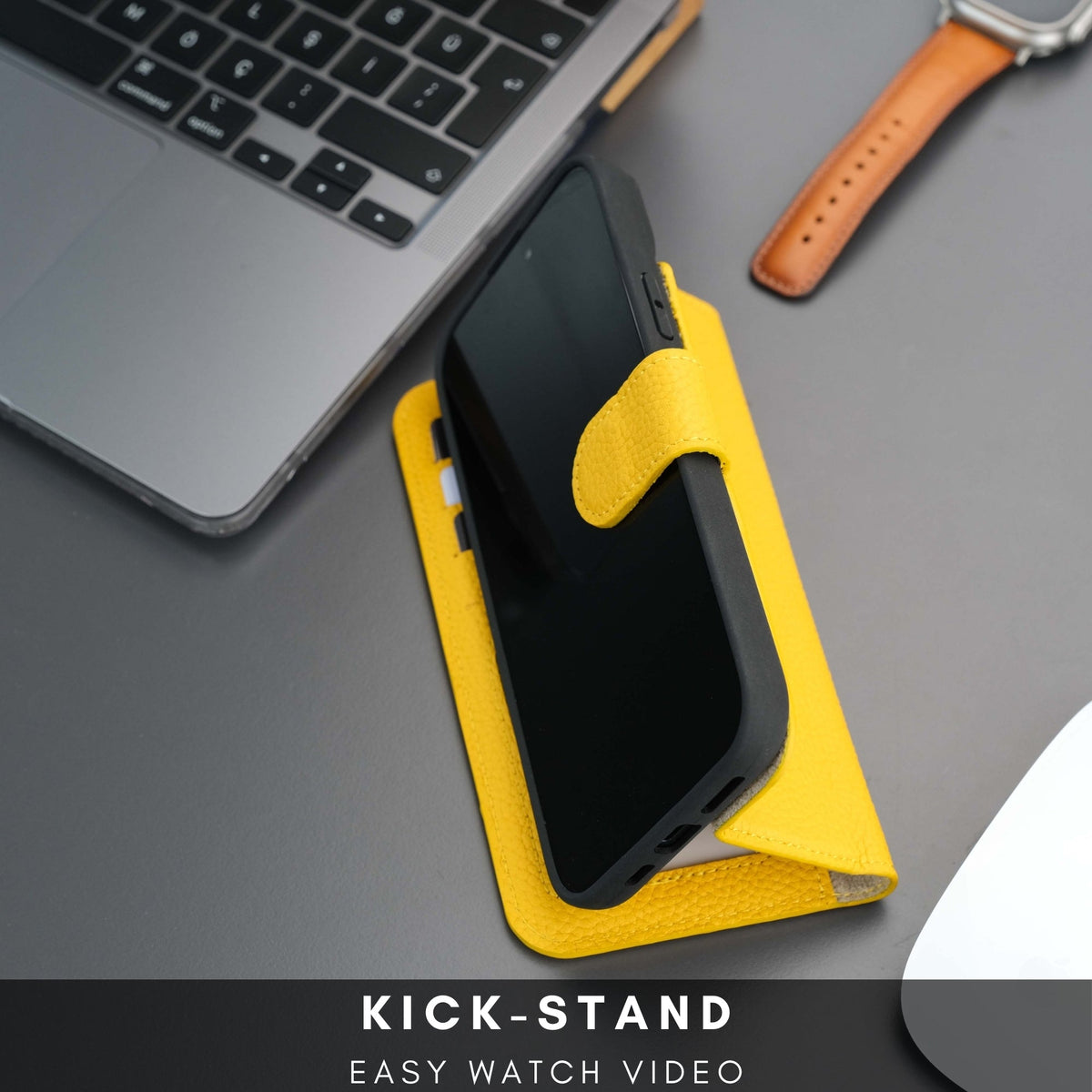 Casper iPhone 16 Plus Wallet Case Leather MagSafe