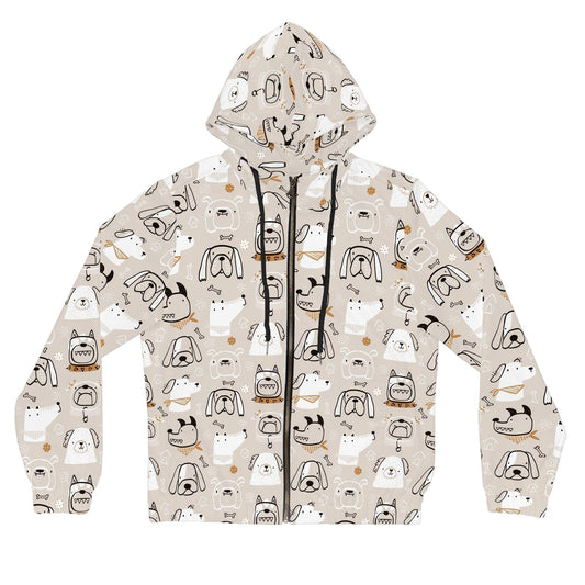 Illustrated Doggers Women’s Full-Zip Hoodie