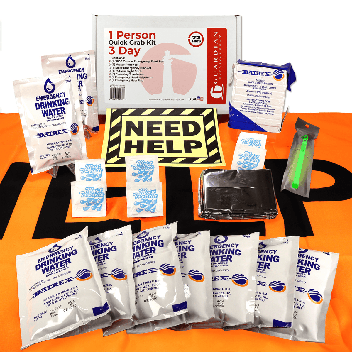 WSK 72-Hour Emergency Survival Grab Bag Kit