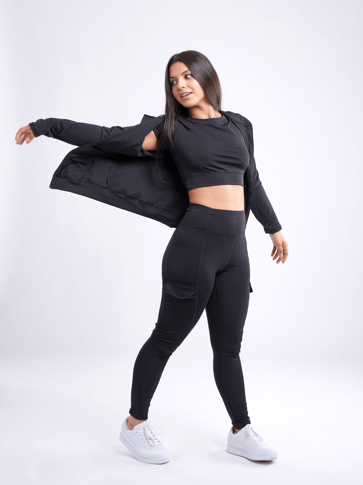 JupiterGear High-Waisted Leggings with Side Cargo Pockets