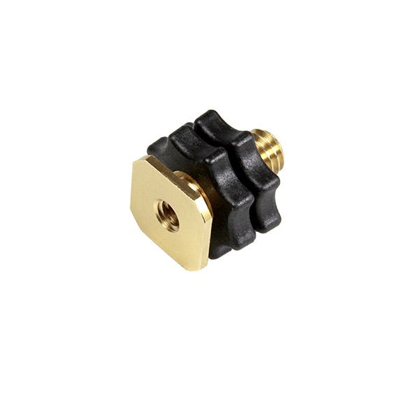 Rycote Brass Shoe Adaptor with Male Thread - 1/4" or 3/8”