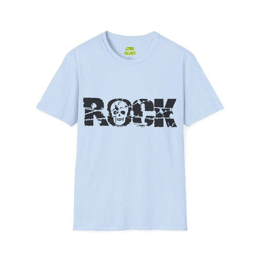 Cracked Rock Skull Unisex Softstyle T-Shirt