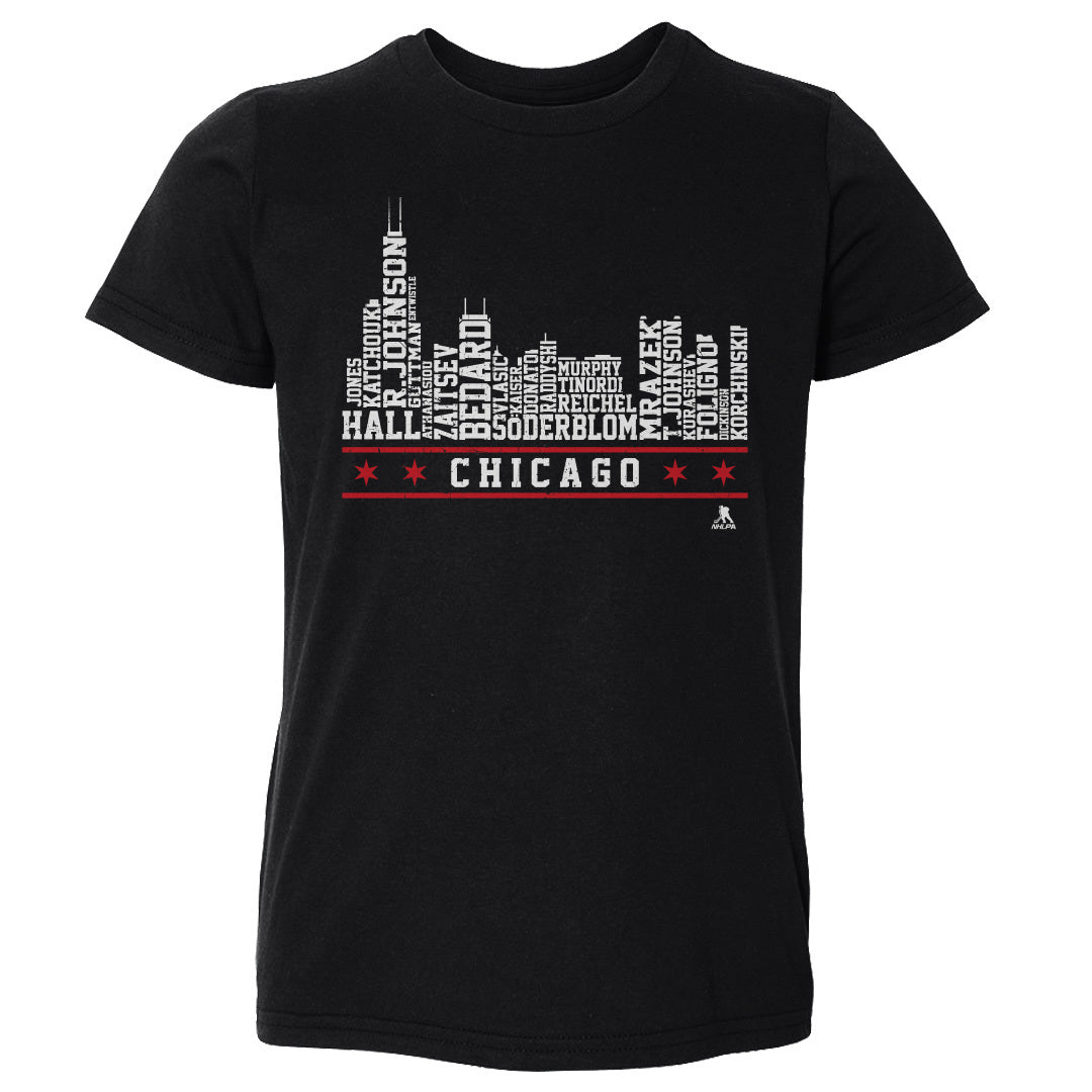 Chicago Hockey Roster Skyline 23 WHT
