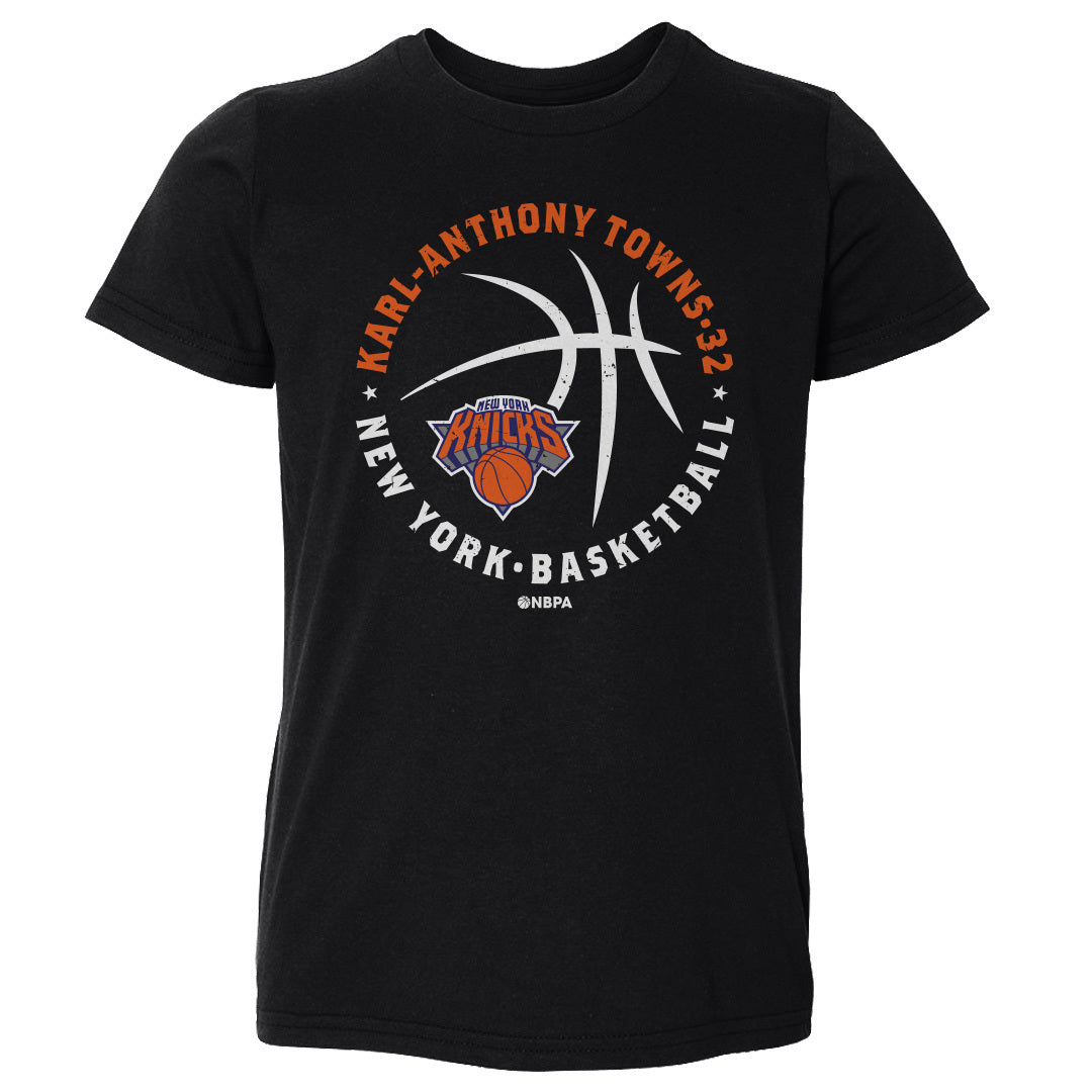 Karl-Anthony Towns New York Knicks Player Ball WHT