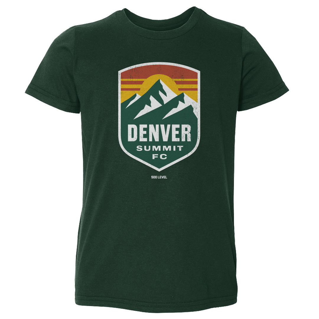 Denver Summit FC Vintage Primary Logo WHT