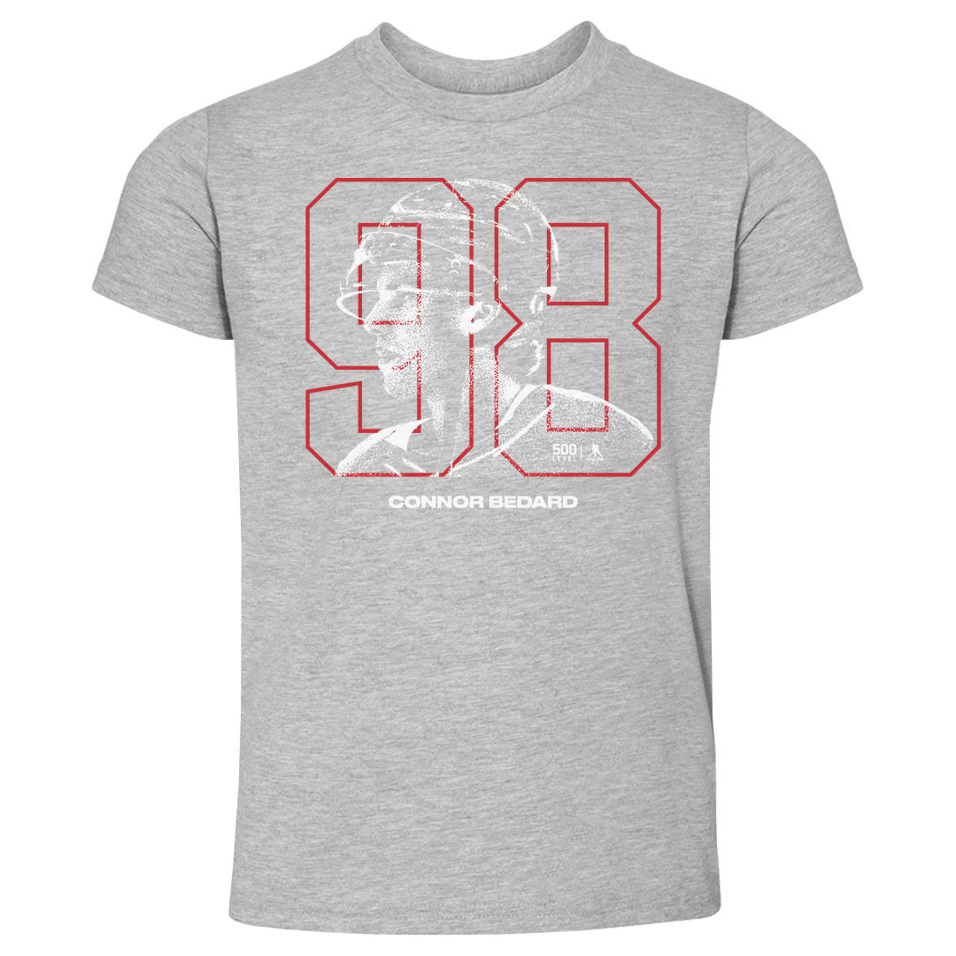 Connor Bedard Chicago Overlay WHT