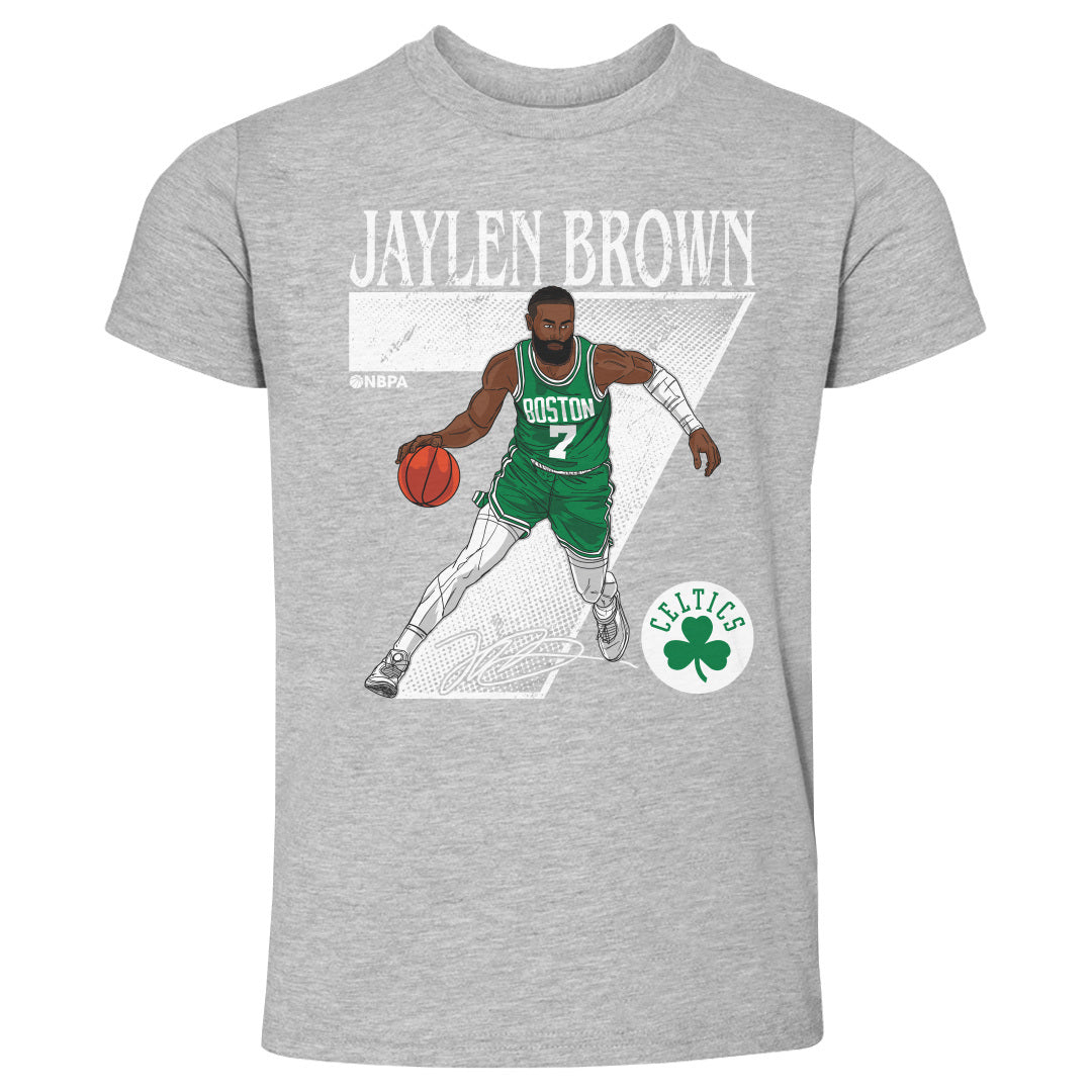 Jaylen Brown Boston Celtics Number WHT