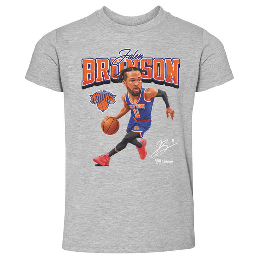 Jalen Brunson New York Knicks Caricature WHT