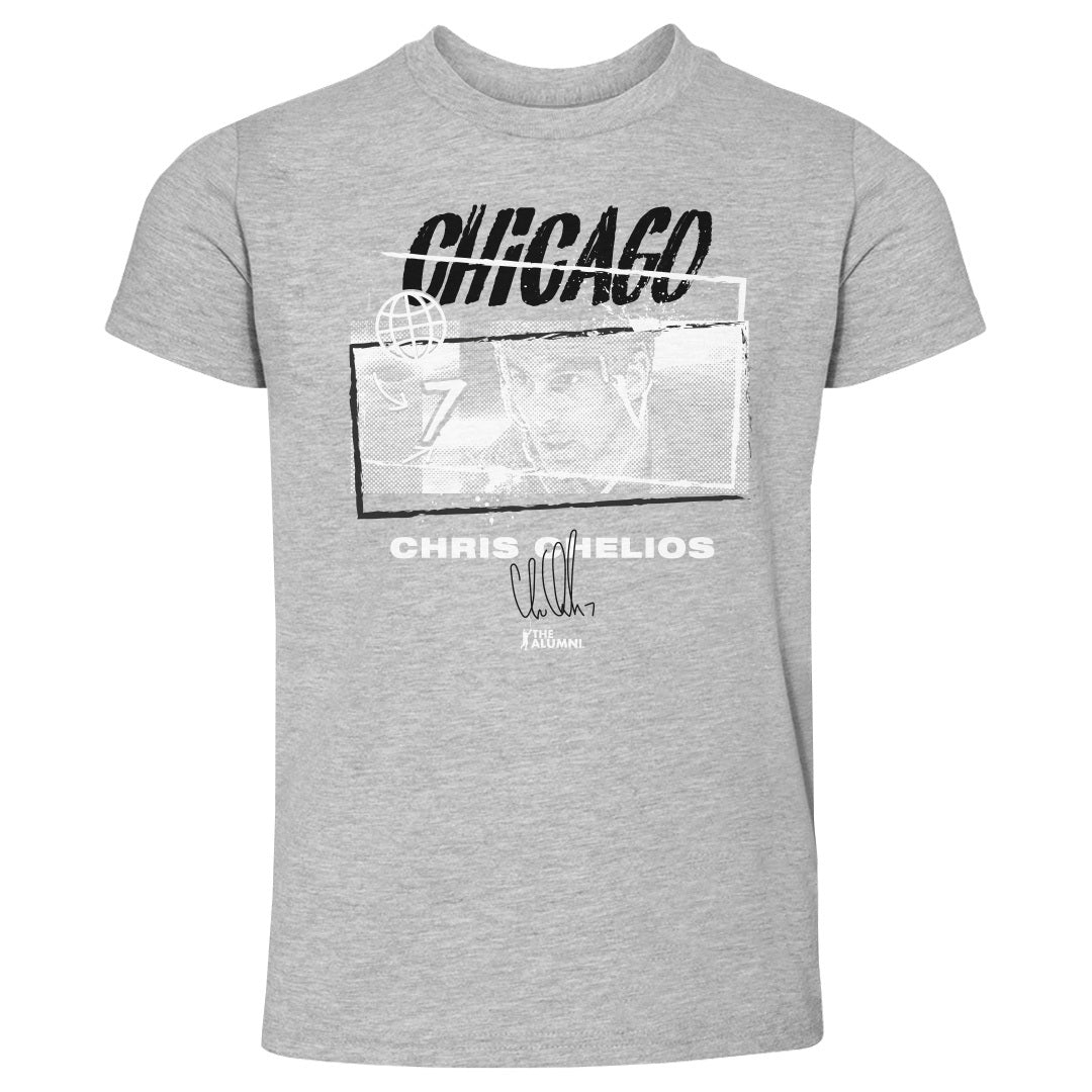 Chris Chelios Chicago Tones WHT