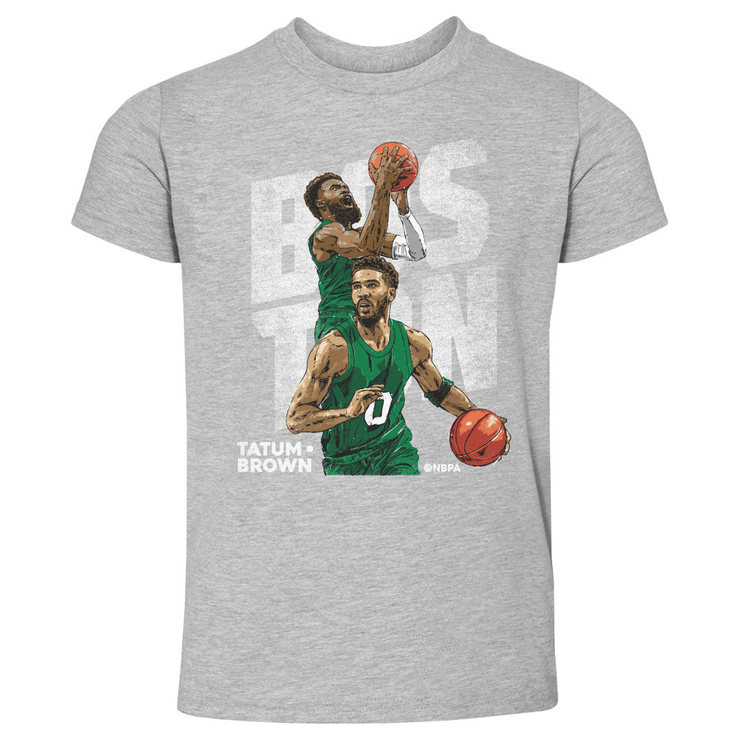 Jayson Tatum & Jaylen Brown Boston Duo WHT