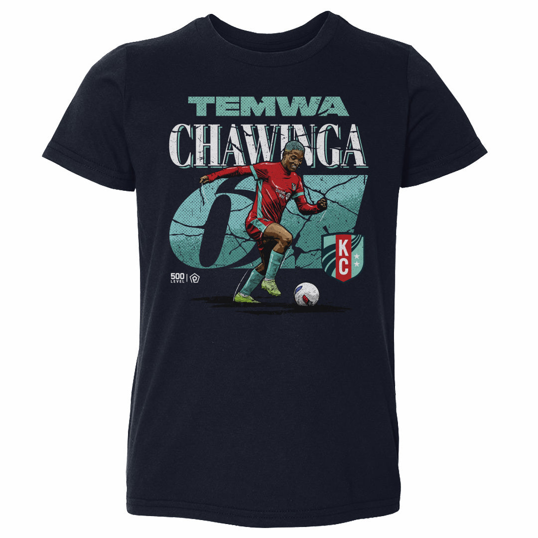 Temwa Chawinga Kansas City Current Cracked Number WHT