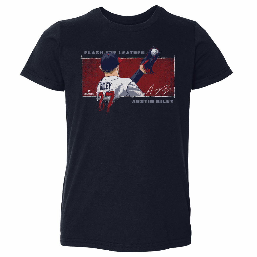Austin Riley Atlanta Flash The Leather WHT